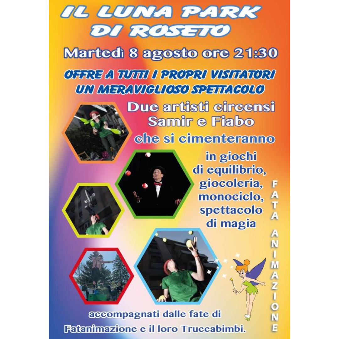 Luna Park di Roseto - Esibizioni ed intrattenimento
