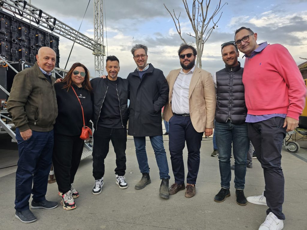 Pippo Palmieri accolto dall'amministrazione comunale