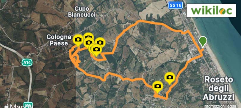 percorso anello dei calanchi