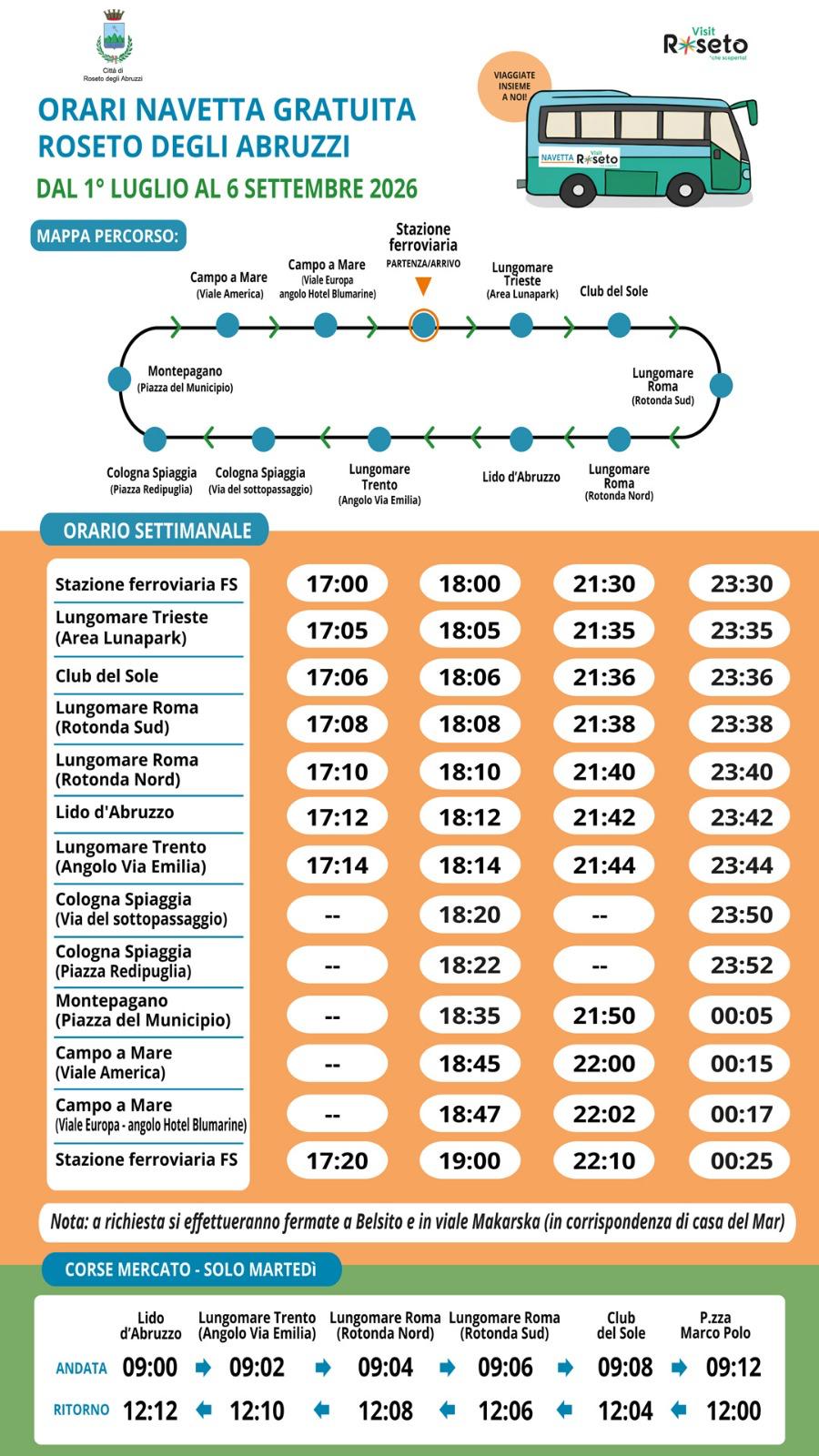 BUS NAVETTA GRATIS