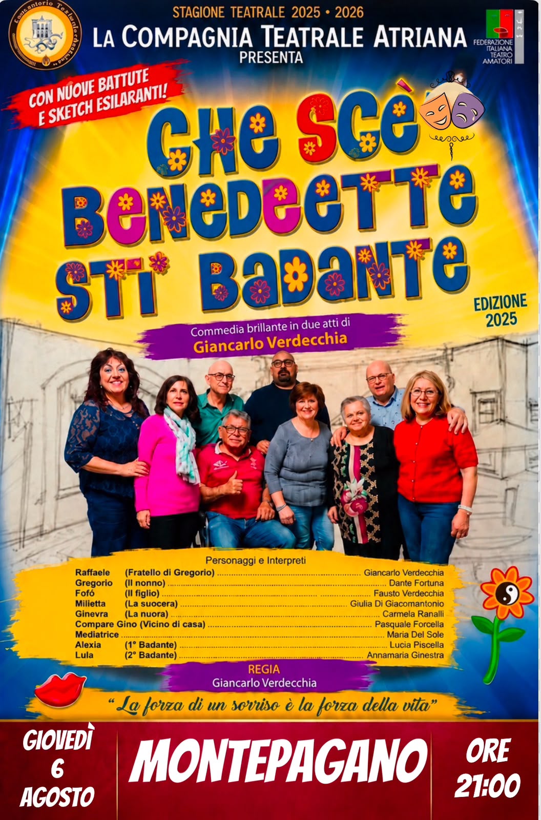 "Che s'è benedette sti badante" – Commedia Teatrale