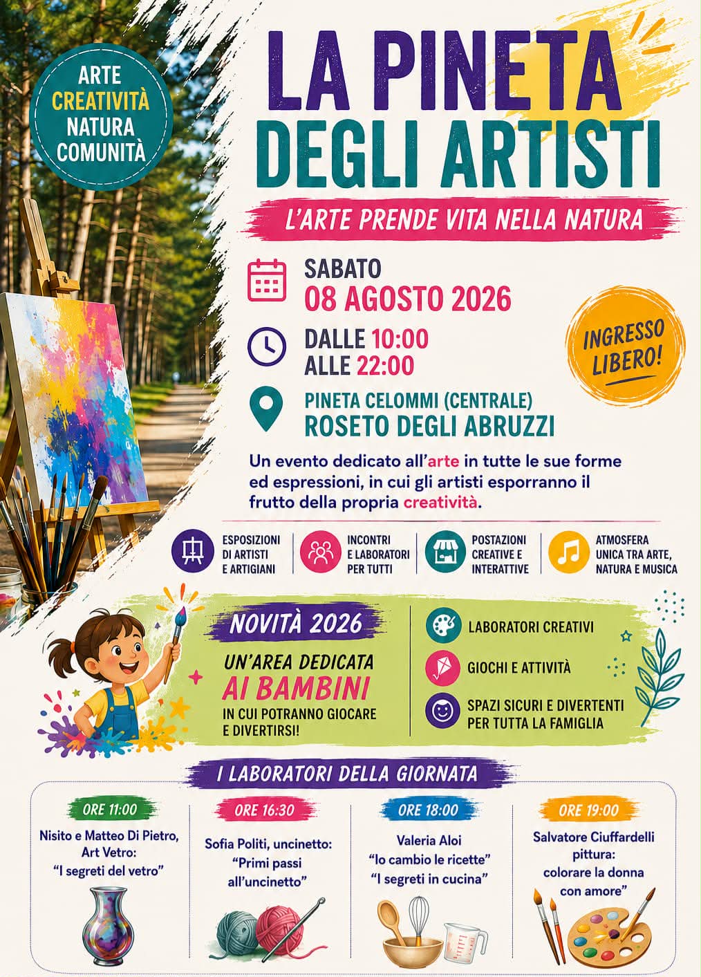 La Pineta degli Artisti 2026