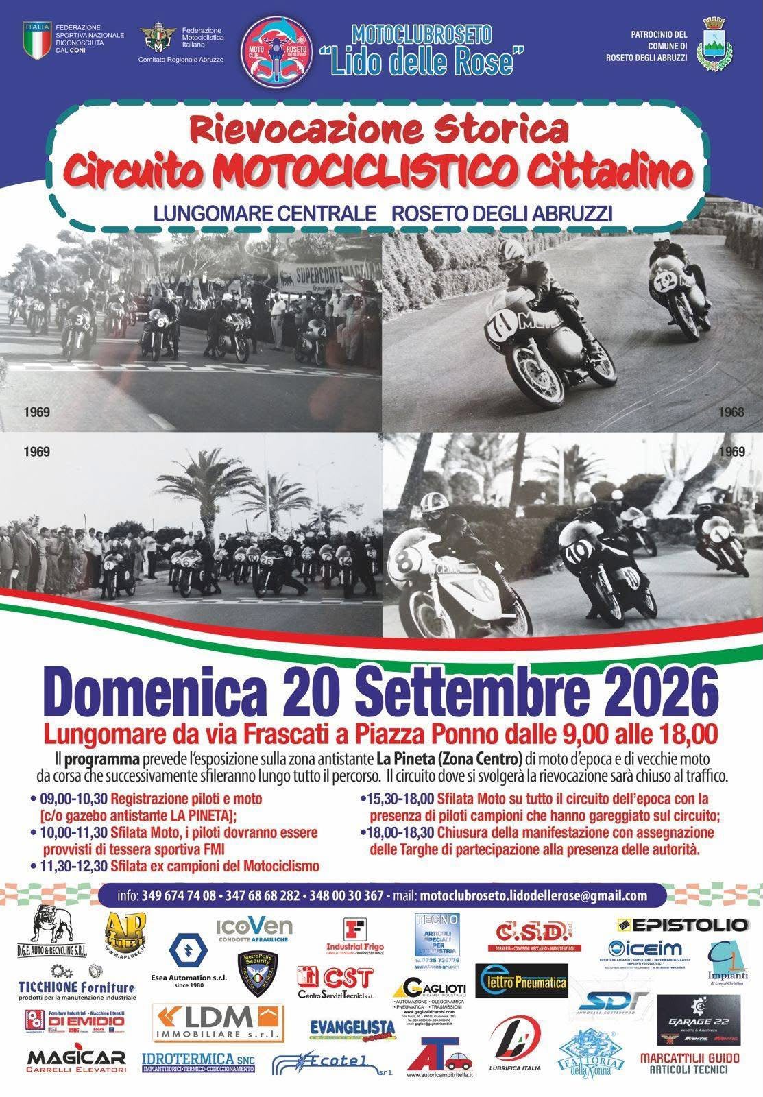 Rievocazione Storica del Circuito Motociclistico Cittadino